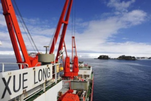 The Snow Dragon's presence in the Antarctic highlighted China's growing interest in the region (photo:dpa)