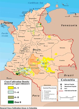 Colombia bans aerial anti-cocaine spray Colombia bans aerial anti-cocaine spray