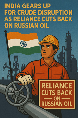 India Gears Up for Crude Disruption as Reliance Cuts Back on Russian Oil India Gears Up for Crude Disruption as Reliance Cuts Back on Russian Oil