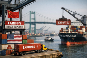 Trade Tensions and Tariff Fallout Reshape Export Flows at the Port of Los Angeles Trade Tensions and Tariff Fallout Reshape Export Flows at the Port of Los Angeles