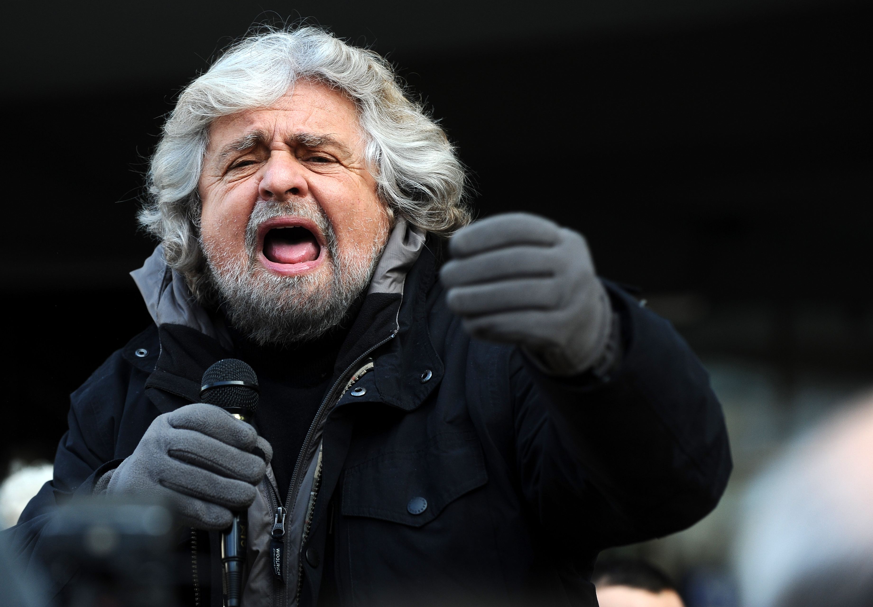 Beppe Grillo, the founder of the Five Star Movement. Photo by Niccolò Caranti