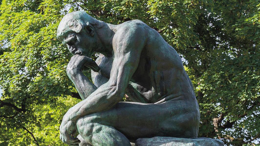 The Thinker in the Rodin Museum’s garden. Agence Photographique du Musée Rodin/Jérôme Manoukian