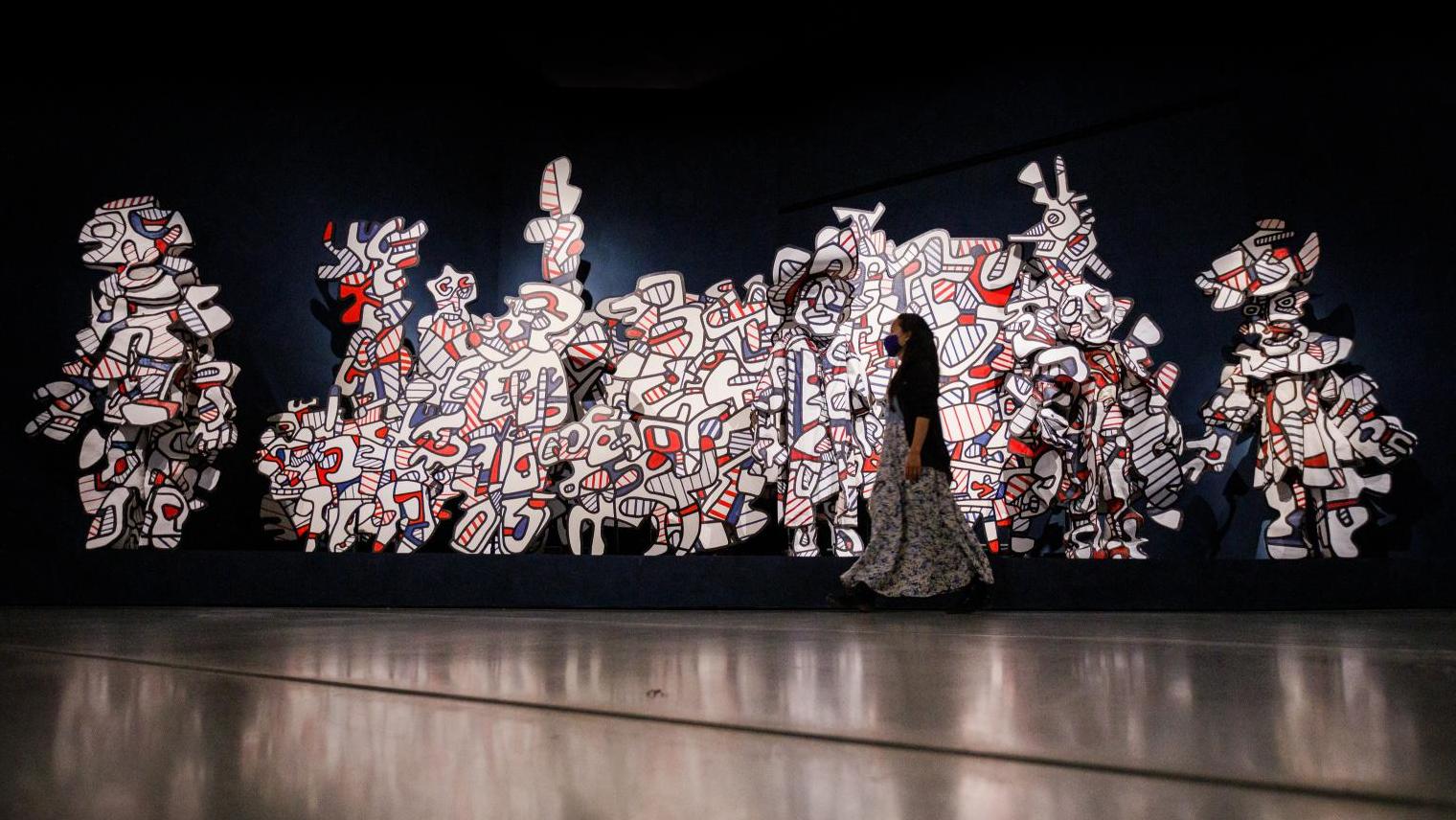 ”Jean Dubuffet: Brutal Beauty”, installation view at the Barbican Art Gallery, May 17–August 22, 2021 © Tristan Fewings / Getty Images `