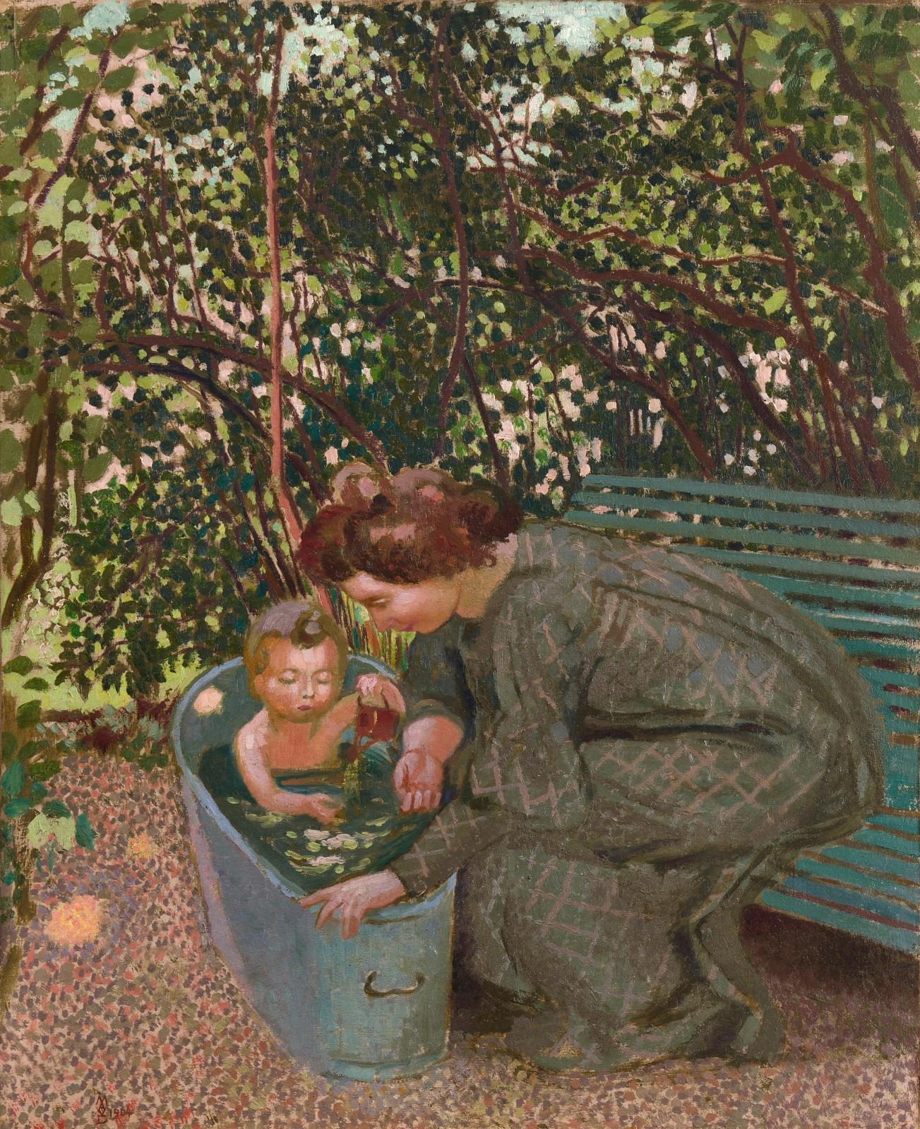 Maurice Denis (1870-1943), Le Bain en plein air (The Outdoor Bath), 1904, private collection, courtesy of the Berès Gallery, Paris. © Galerie Berès