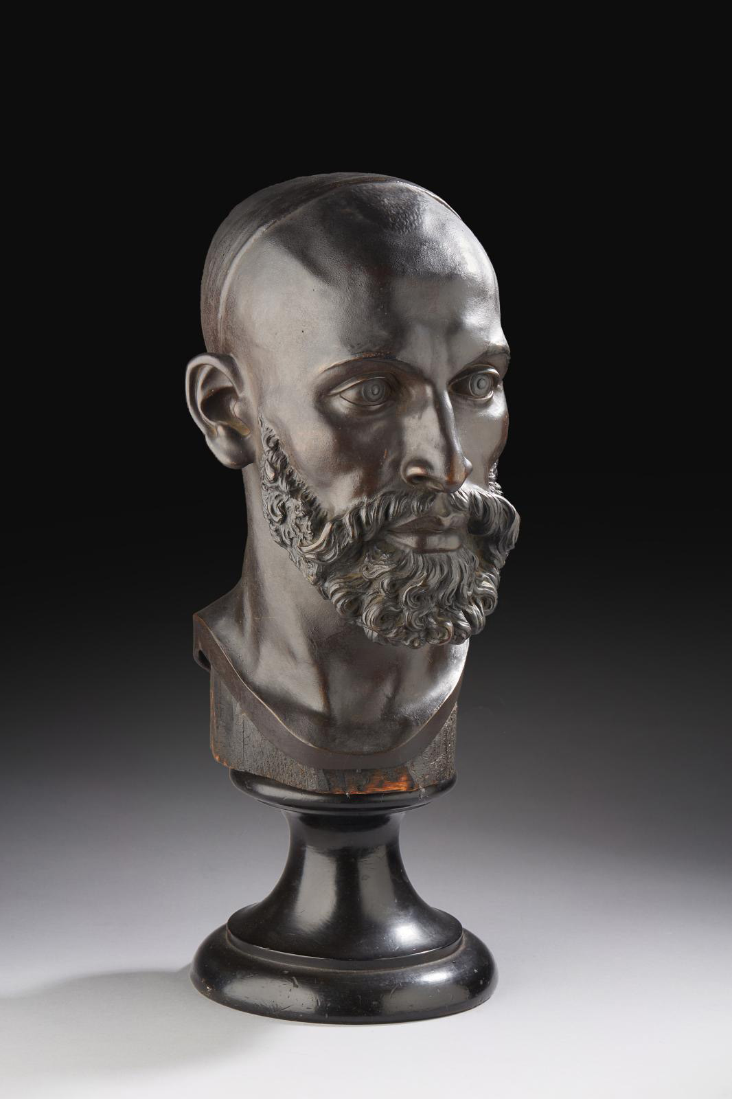 Charles Henri Joseph Cordier (1827-1905), Arab of El Aghouat and Arab Sheikh of Cairo, master models in bronze with a brown patina, c. 1856 and 1866, height 48 and 47 cm (18.9 and 18.51 in), pedestal: 14 cm (5.52 in). Estimate: €20,000/€30,000