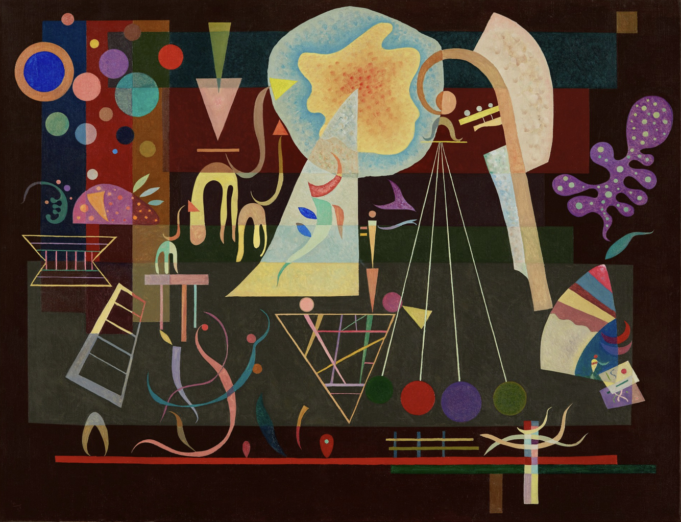 IN 2021, Kandinsky saw his Calmed Tensions (1937) fetch $29.3 M: the second highest result for a work by the father of Abstraction