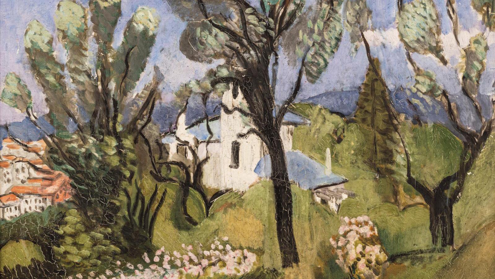 Henri Matisse (1869-1954), La Villa bleue à Nice (The Villa Blue in Nice), 1918, oil on canvas, 54 x 65.4 cm/21.26 x 25.74 in. © SUCCESSION H. MATISSE Estimate: €150,000/200,000