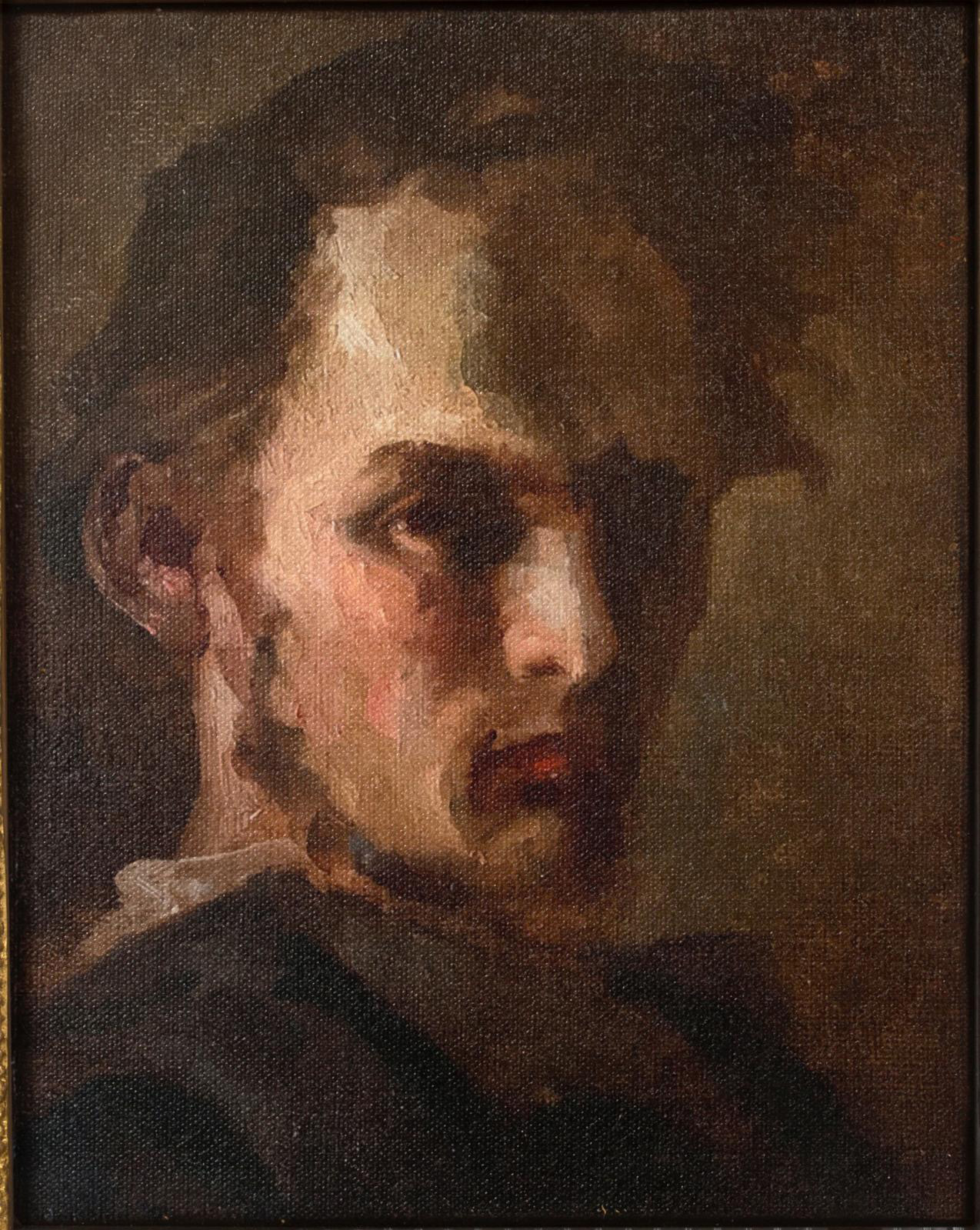Théodore Géricault (1791–1824), Self-portrait, oil on canvas, c. 1812, 27 x 22 cm/10.62 x 8.66 in. Estimate: €30,000/40,000