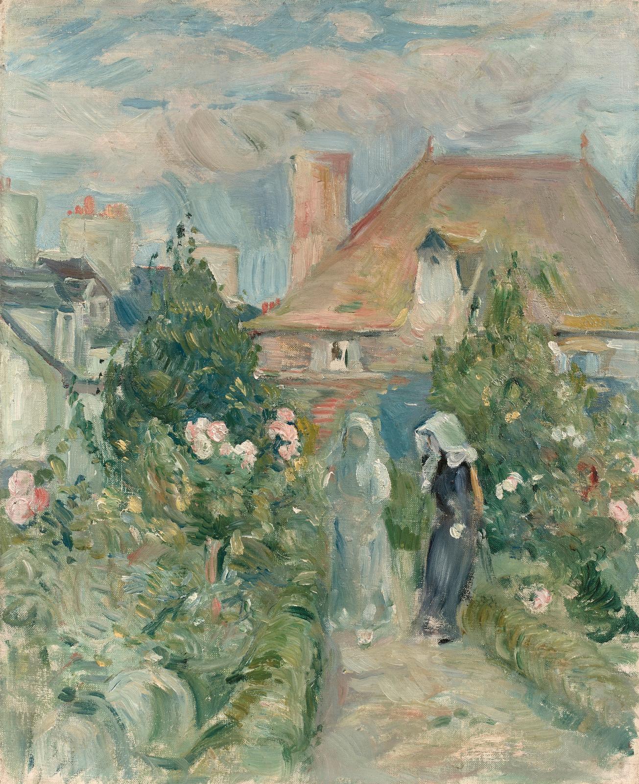 Berthe Morisot (1841-1895), La Roche-Plate au Portrieux, 1894, oil on canvas, 41 x 33 cm/16.14 x 12.99 in. Estimate: €80,000/100,000 Berthe Morisot (1841-1895), La Roche-Plate au Portrieux, 1894, oil on canvas, 41 x 33 cm/16.14 x 12.99 in. Estimate: €80,000/100,000