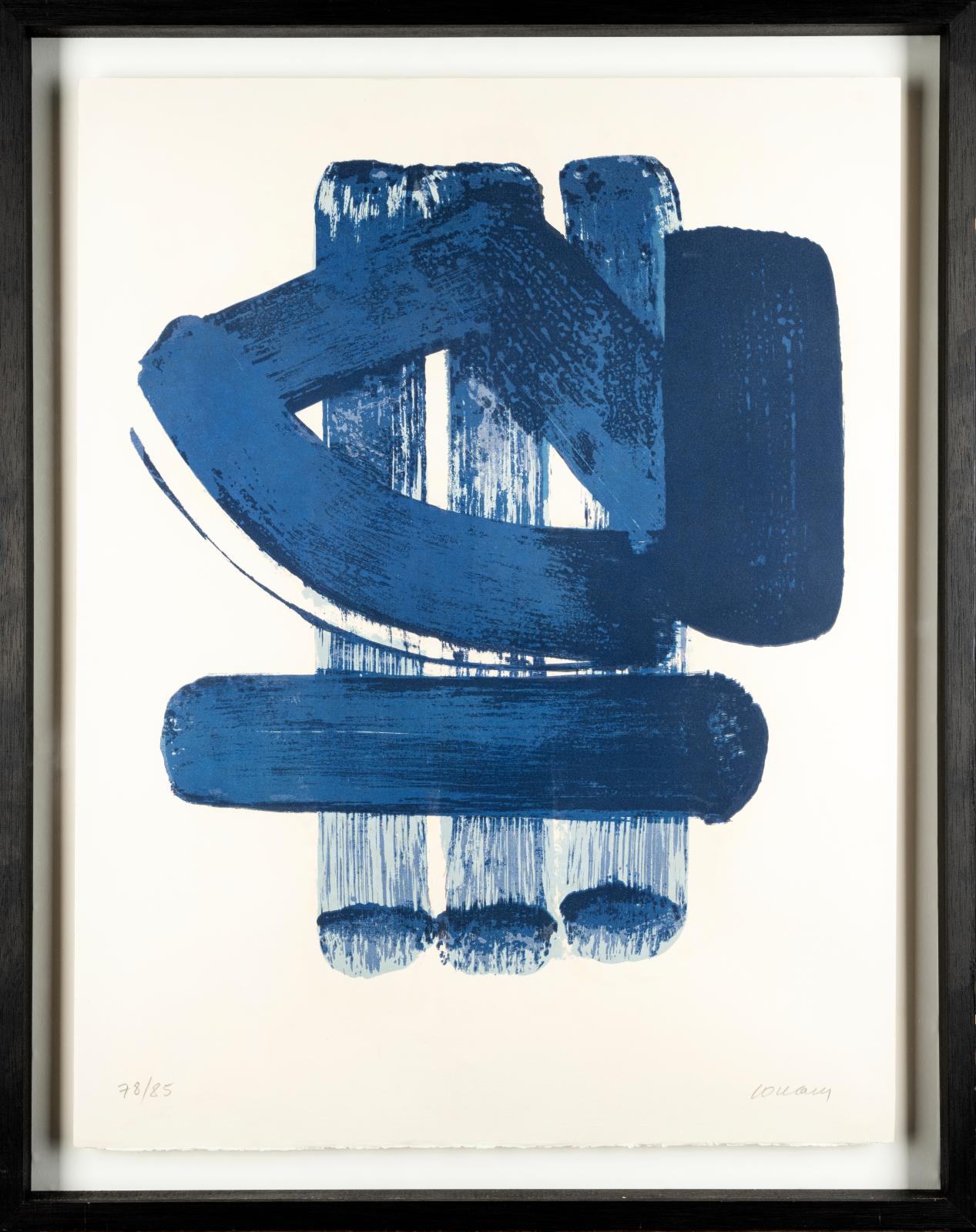 Pierre Soulages (b. 1919), Lithograph n°57, 1974, print on Arches vellum, 78 x 60 cm/30.7 x 23.6 in. Estimate: €15,000/20,000 Adagp, Paris, 2022