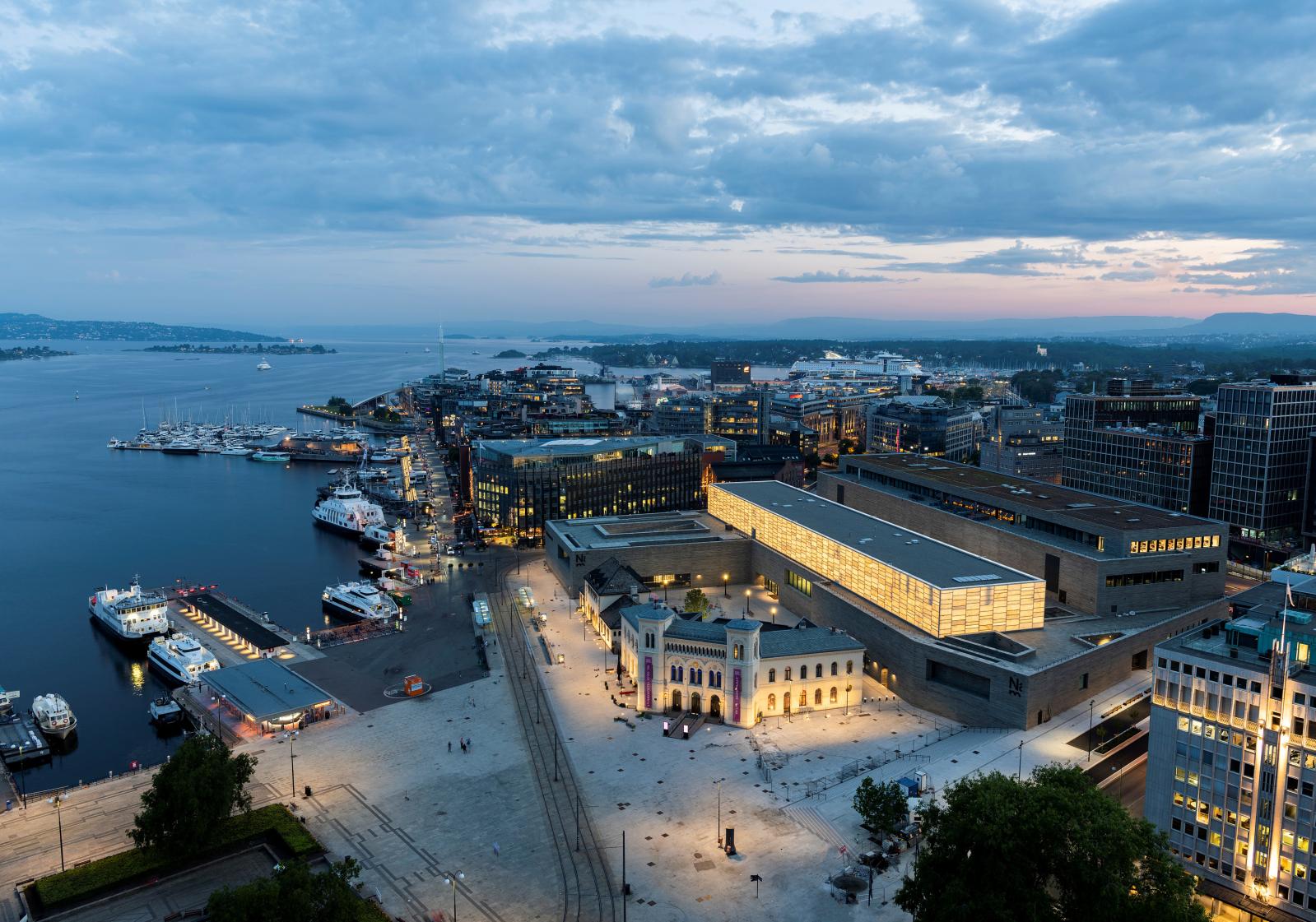 The new National Museum of Art, Architecture and Design in Norway and its Light Hall. Photo Borre Hostland