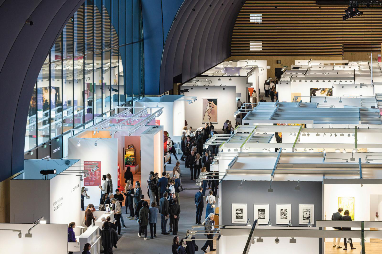 First edition of the Paris fair staged by Art Basel at the Grand Palais éphémère. COURTESY OF PARIS+ BY ART BASEL