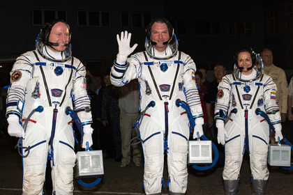 Three Cosmonauts from ISS Returned to Earth Three Cosmonauts from ISS Returned to Earth