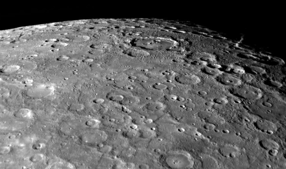 Mercury Surface Turned Black