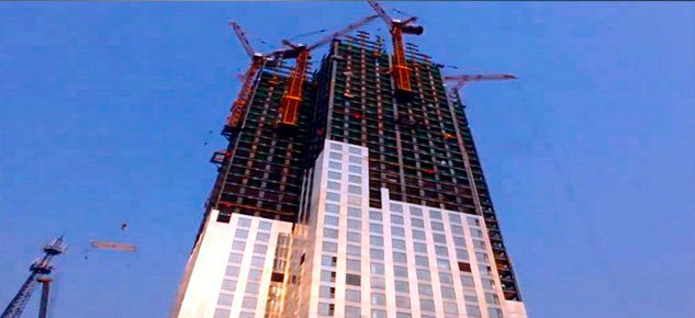 Chinese Built a Skyscraper in 19 Days