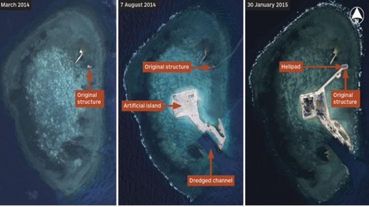 U.S. mulls sailing near disputed South China Sea islands: Reports