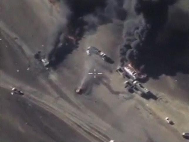 Ferocious Russian bombardments take their toll on the Islamic State