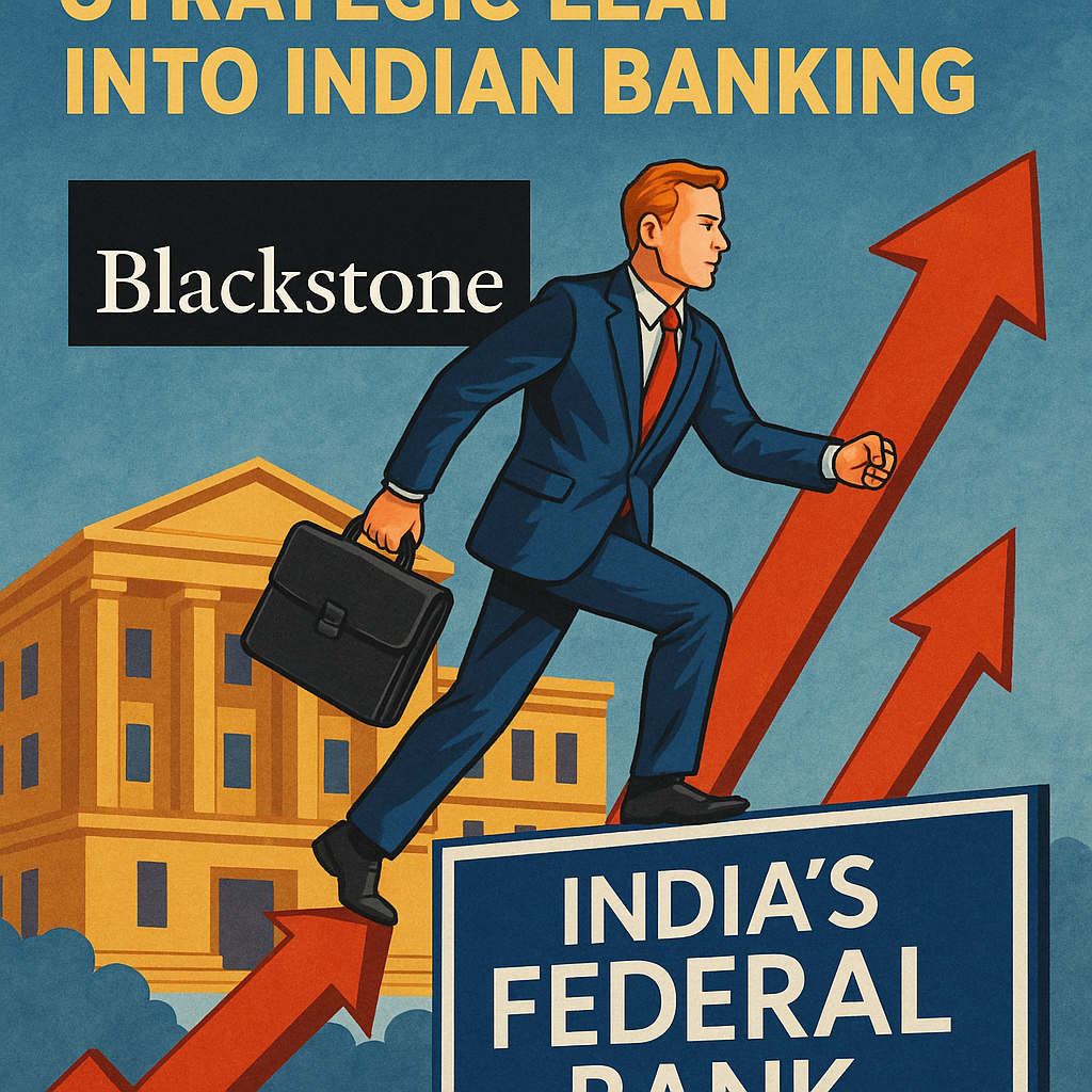 Blackstone’s Strategic Leap Into Indian Banking With India’s Federal Bank Stake