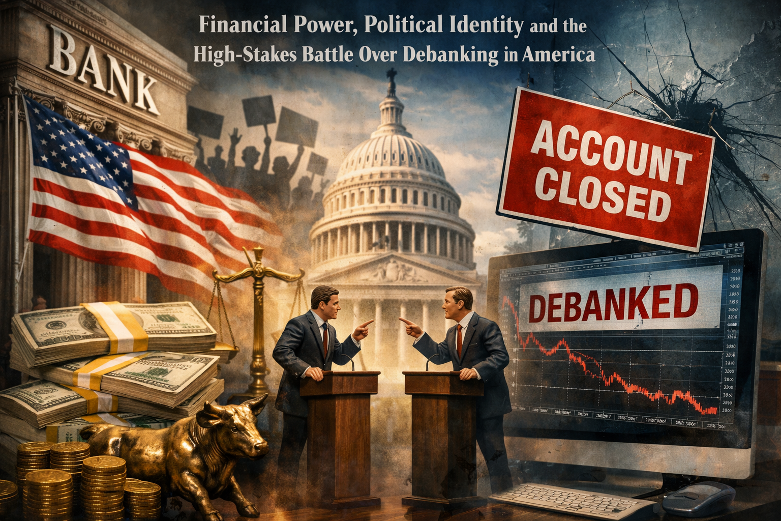 Financial Power, Political Identity and the High-Stakes Battle Over Debanking in America