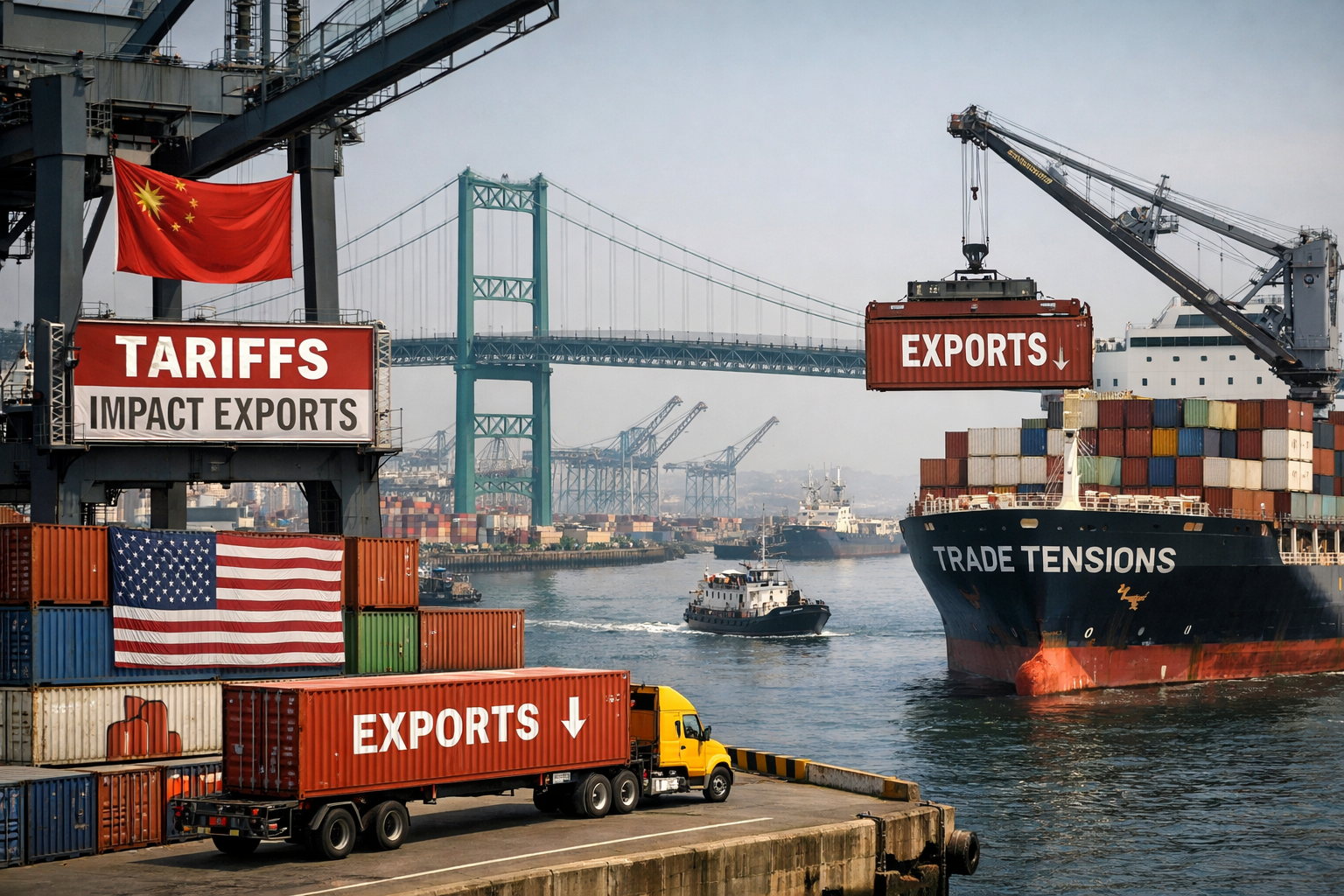 Trade Tensions and Tariff Fallout Reshape Export Flows at the Port of Los Angeles