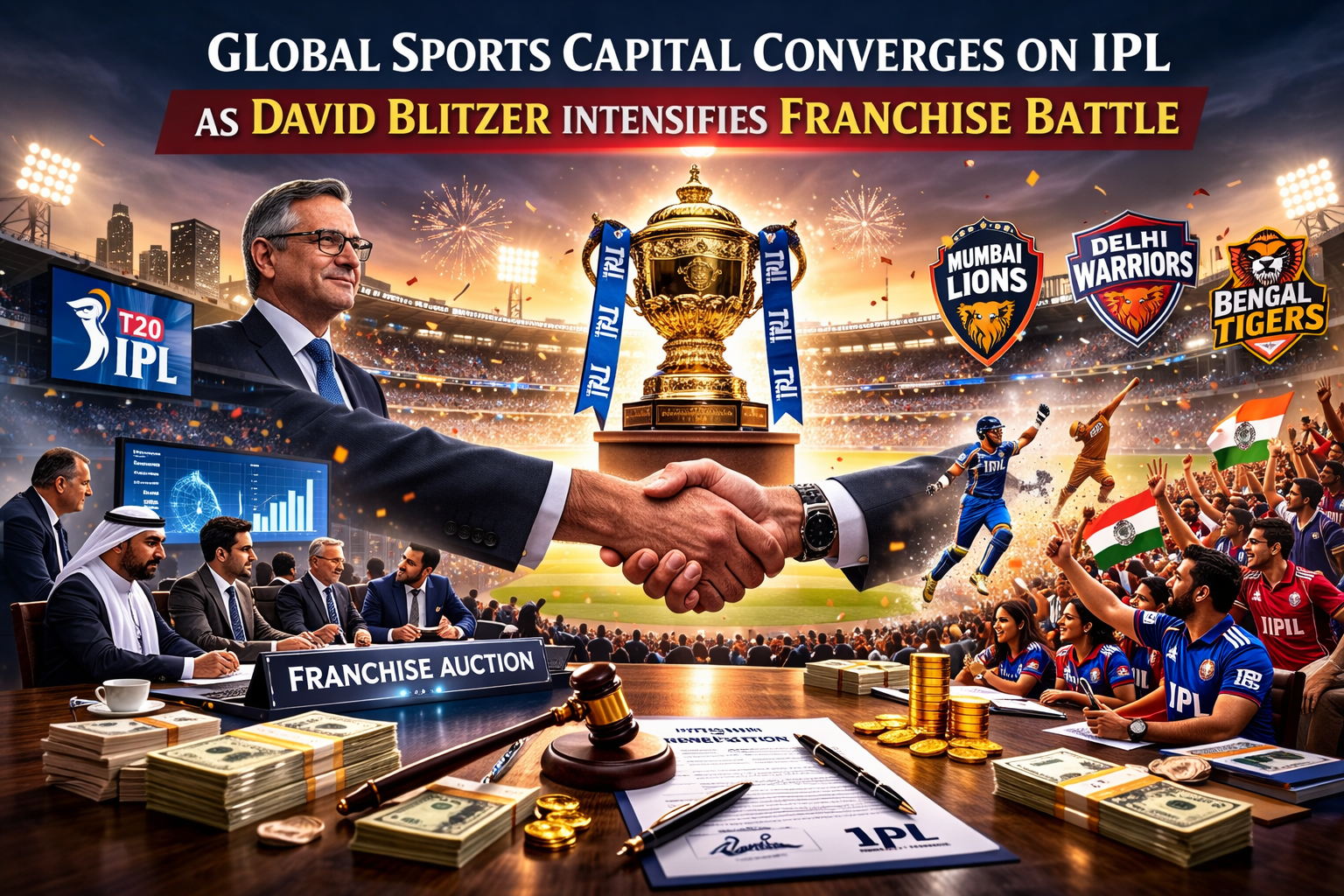 Global Sports Capital Converges on IPL as David Blitzer Intensifies Franchise Battle