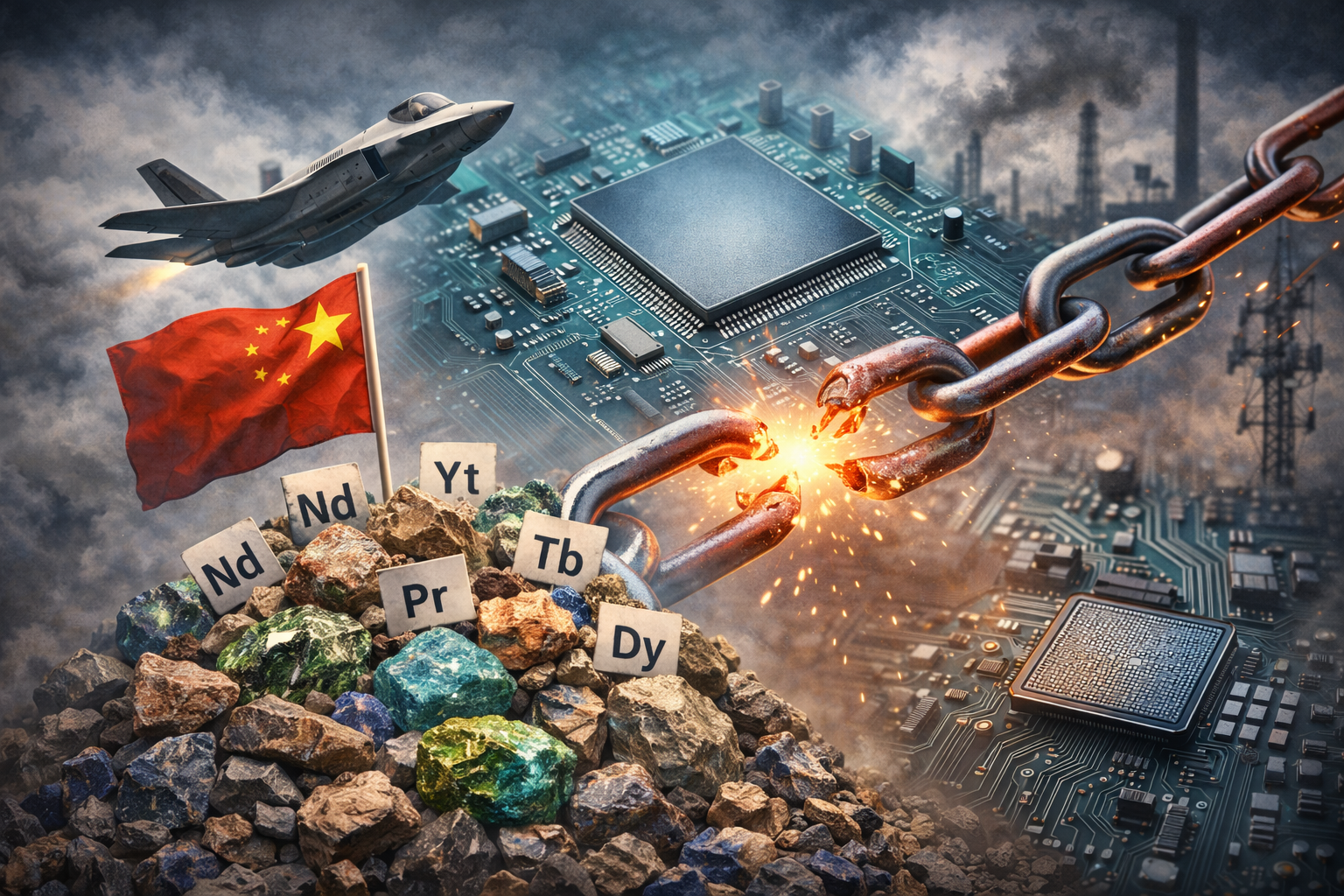 Strategic Mineral Squeeze Deepens as Rare Earth Gaps Strain U.S. Aerospace and Chip Supply Chains