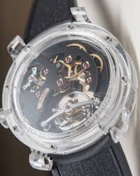 A $1.28 Million New Watch Made from Just One Piece of Transparent Sapphire