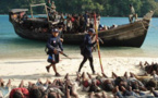 Thailand Sends a Landing Craft to Help Illegal Migrants