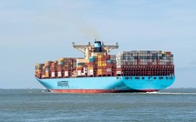 Heavy shipping traffic restores through the Strait of Hormuz near Oman